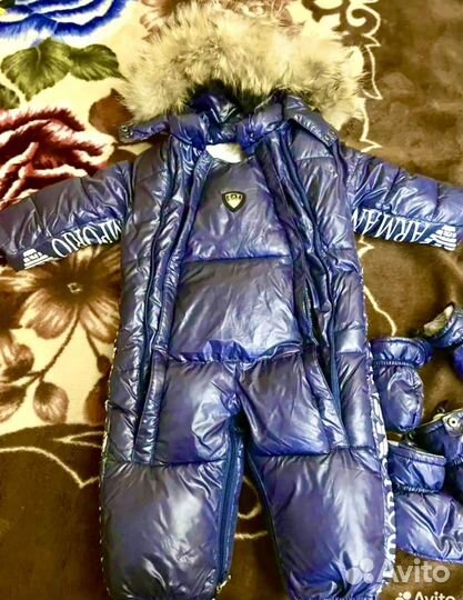 Зимний комбинезон 80 armani