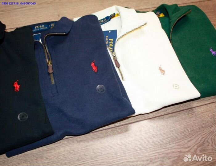 Polo Ralph Lauren джемпер полузамок черный (Арт.35939)