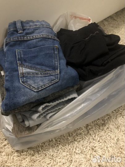 Вещи пакетом 116-128 и обувь (29-30)