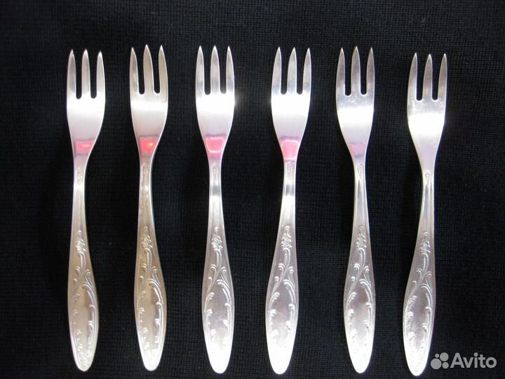 Мельхиор столовые приборы мнц Пламя