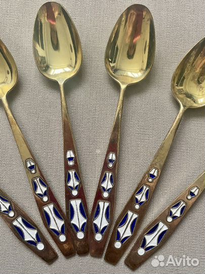 Чайные ложки 875 проба