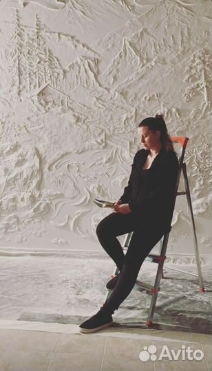 Барельеф, роспись стен, декоративная штукатурка