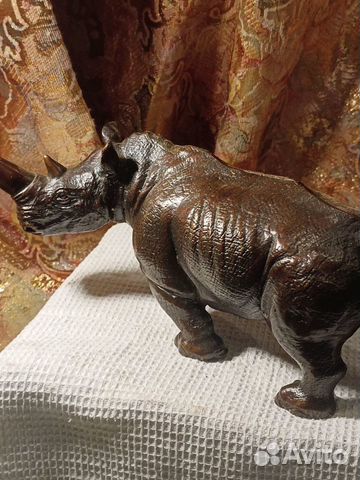 Бронза носорог статуэтка 25см на 13см объявление продам