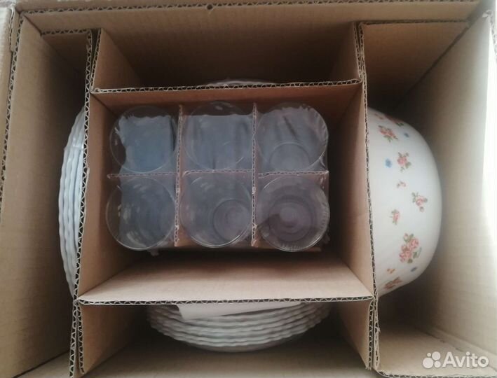 Новый столовый сервиз Arcopal 32 предмета