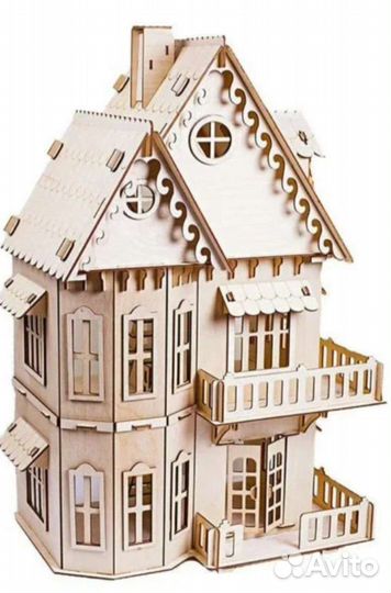 Кукольный домик с мебелью polli дк-1