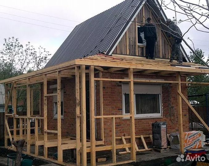 Пристройки к дому и ремонт дачных домов