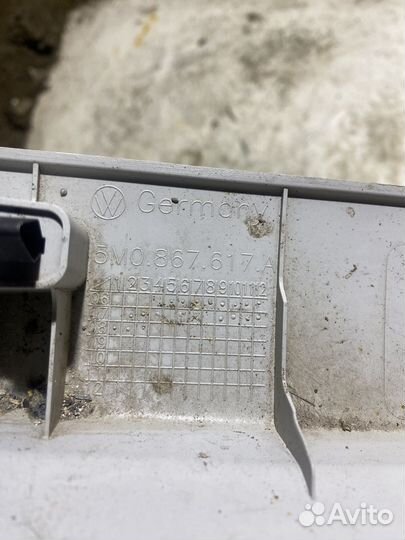 Обшивка потолка задняя vw golf plus