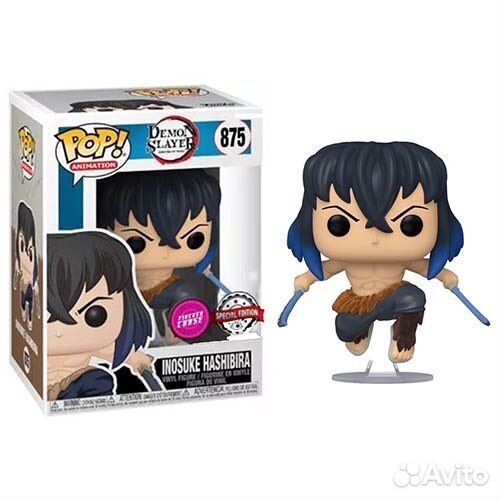 Фигурка Funko pop Inosuke Иноске Chase Flocked 875