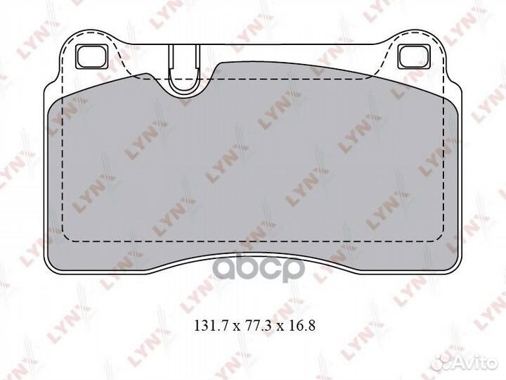 Колодки тормозные дисковые перед VW Touareg