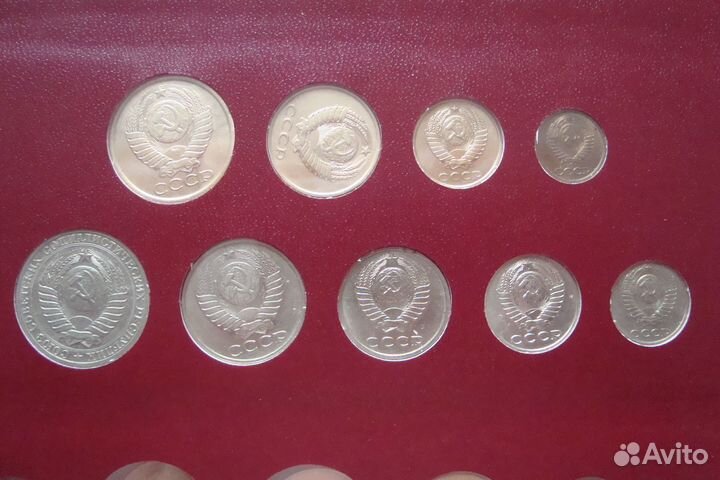 Набор монет СССР 1989 года выпуска