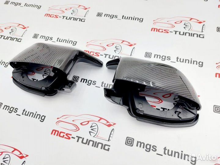 Корпуса зеркал M-Style на X7 G07 карбон