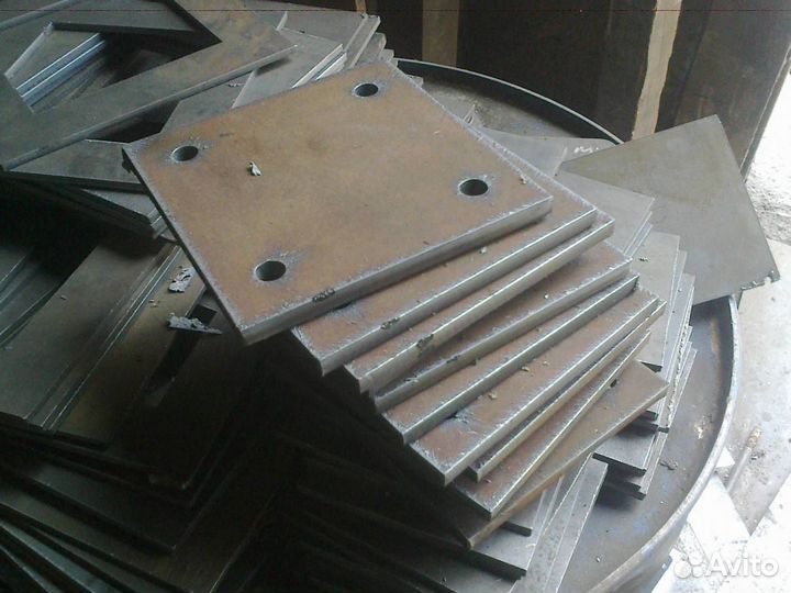 Закладные пластины, плазменная резка