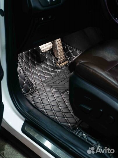 3Д коврики из экокожи Kia sorento prime 2021