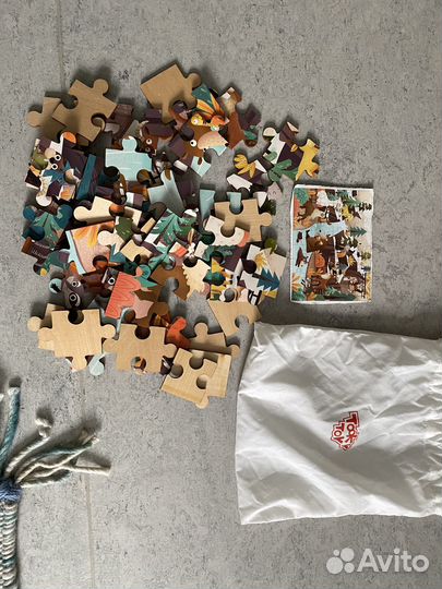 Деревянный пазл tooki toy