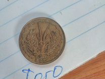 Монета Того 10 франков 1957г