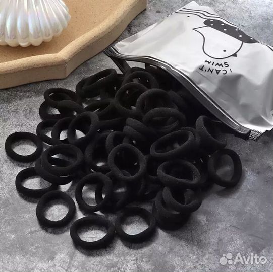 Резинки для волос (60шт) в чехольчике