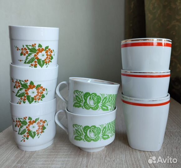 Фарфоровые чашки СССР