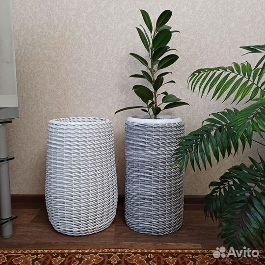 Кашпо из ротанга. Мастер-классы