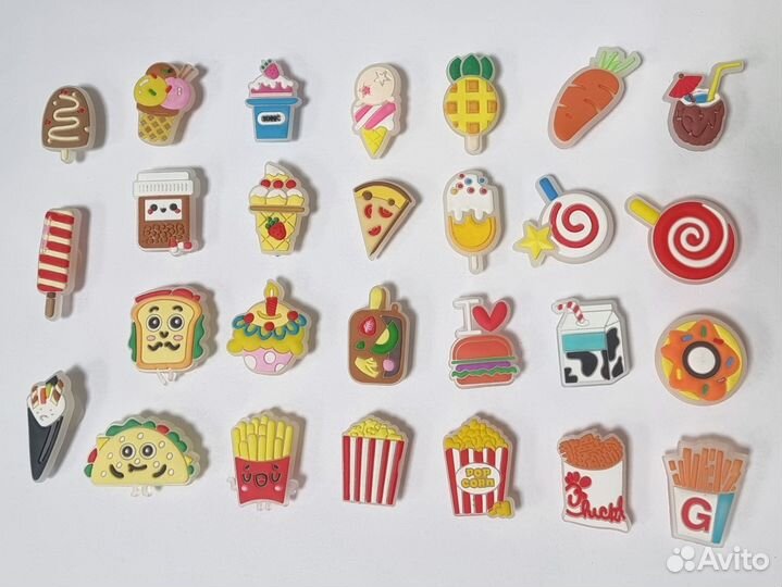 Jibbitz Джибитс для Crocs светятся в темноте