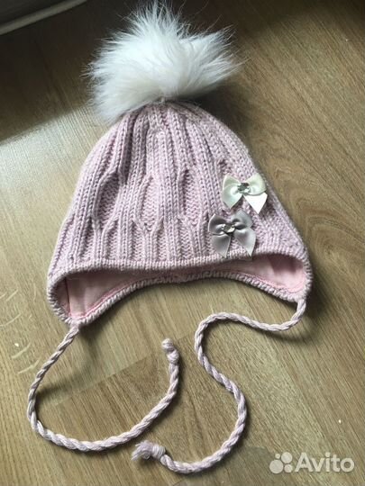 Шапка зимняя для девочки 46 48