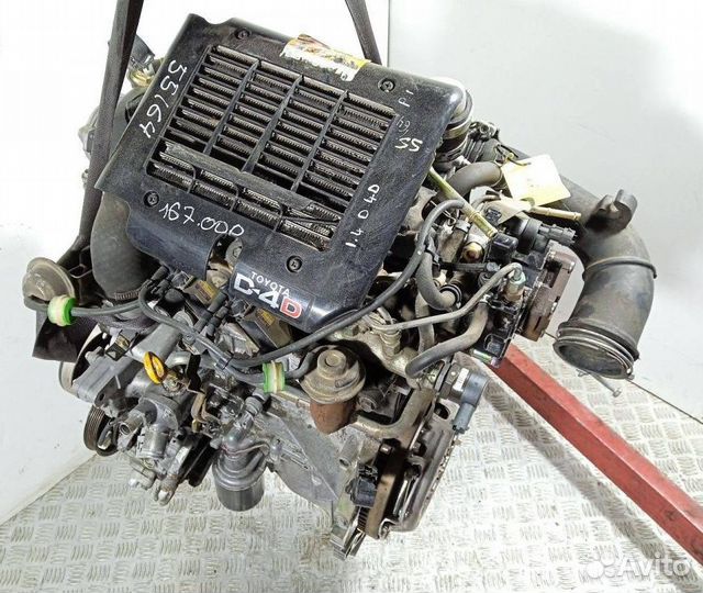 Двигатель Toyota 1ND-TV Yaris 1.4 diesel