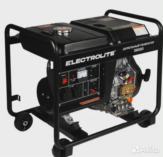 Генератор диз. 3.5кВт. Electrolite 3500D