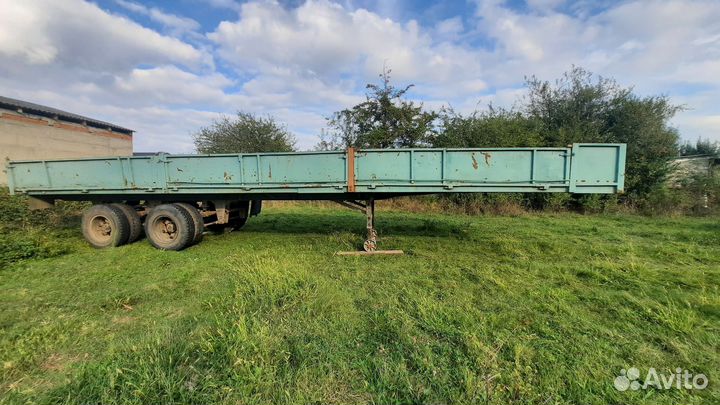 Полуприцеп бортовой МАЗ 9397, 1989