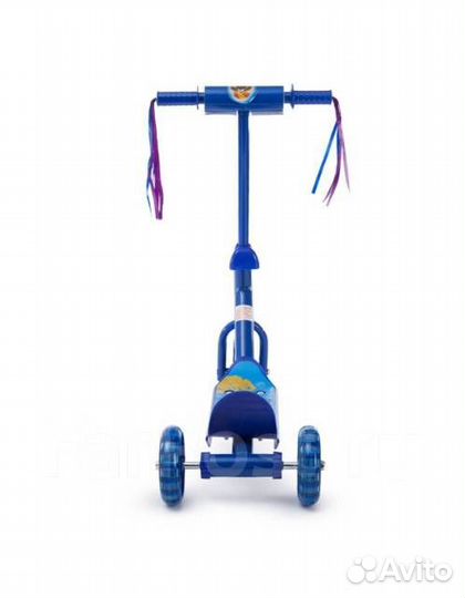 Детский кроссовый электромотоцикл Qike TD Blue 6V