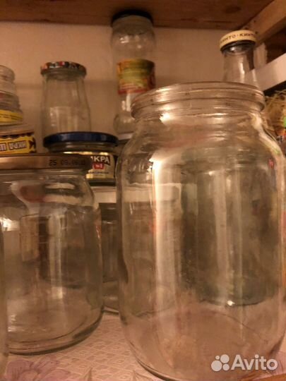 Балоны 3 литровые, банки разнобой