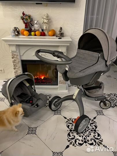 Коляска Stokke 2 в 1 бу