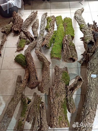 Цилиндры из коры пробкового дуба