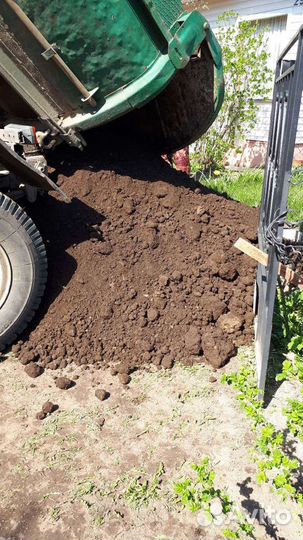 Чернозем для приусадебного участка, навоз перегной
