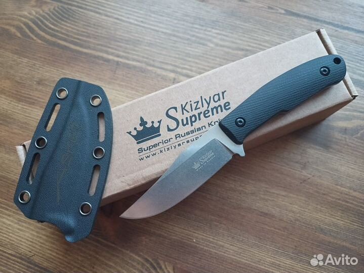 Нож Kizlyar Supreme Asket VG-10 SW G10-Black