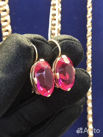 Золотые серьги 7.82/583 СССР