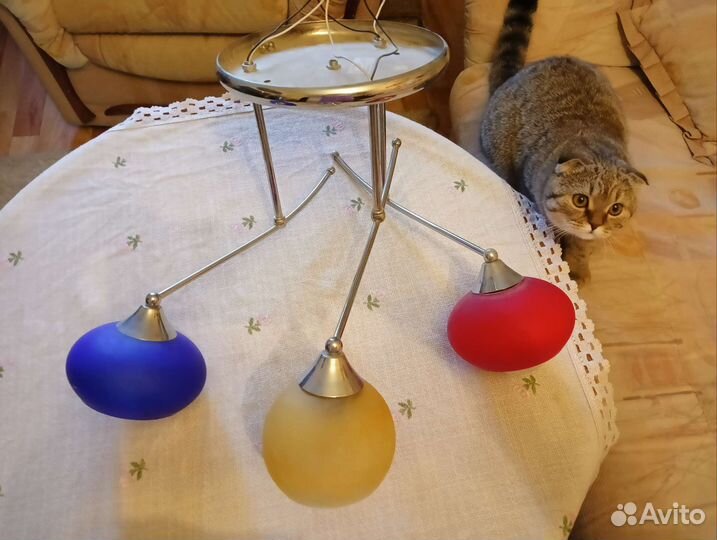 Люстра потолочная бу