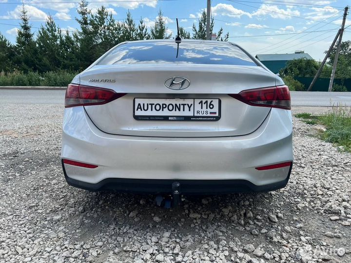 Фаркоп Хендай Солярис с 2017г съемный шар