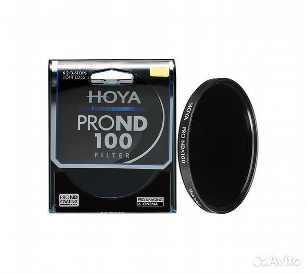Нейтрально серый фильтр Hoya ND100 PRO 82mm