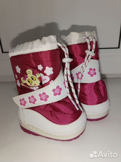 Зимние ботинки для девочки 19 размер