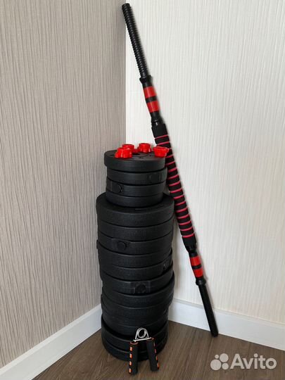 Гантели разборные штанга