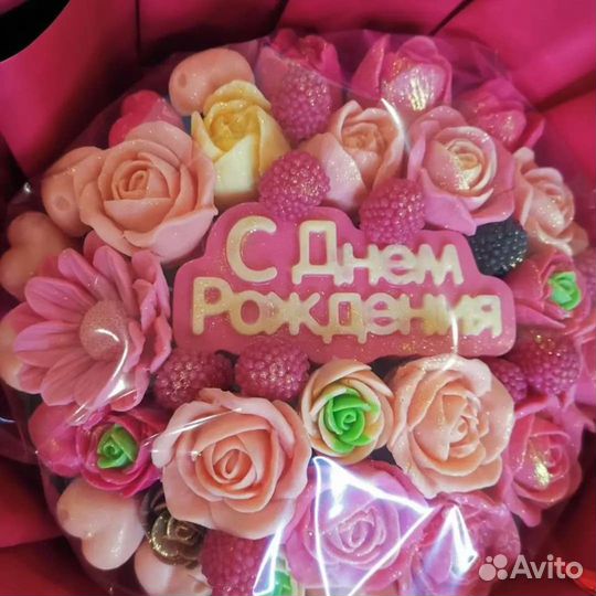 Шоколадные цветы, розы из шоколада