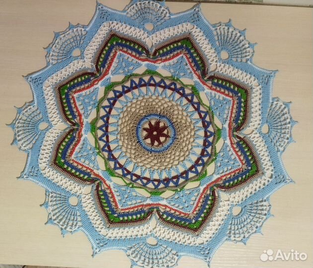 Салфетка вязаная крючком