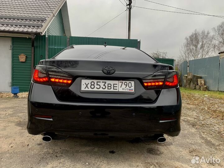 Диодные стоп сигналы camry 50