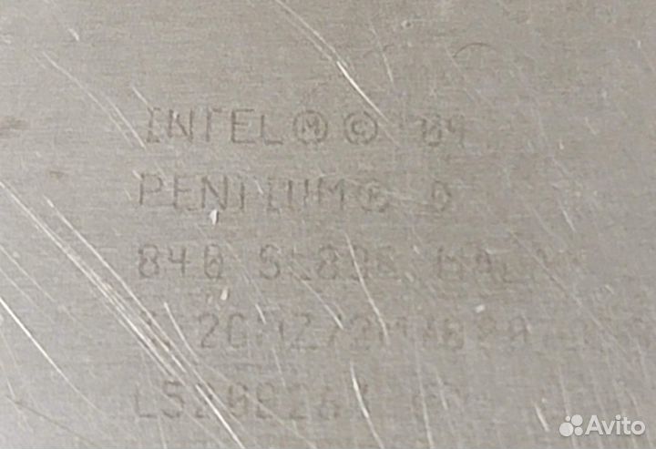 Процессор intel pentium d