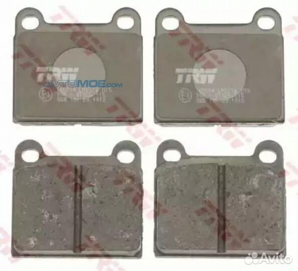 Колодки задние GDB101 TRW