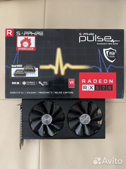 Видеокарта rx570 8gb sapphire pulse в идеале