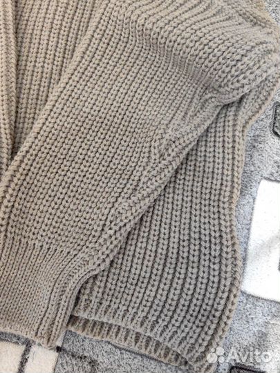 Свитер оверсайз вязаный новый