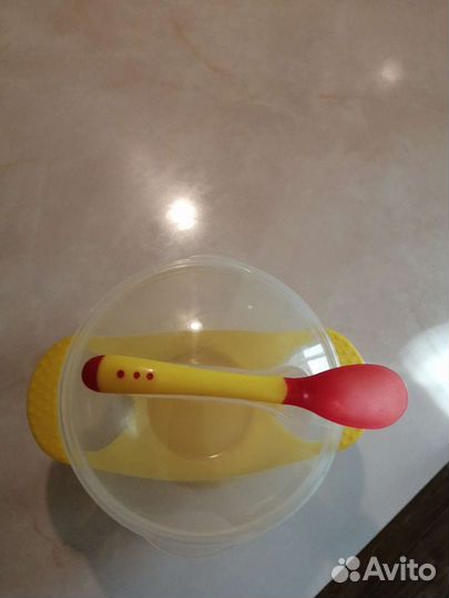 Тарелка с ложкой