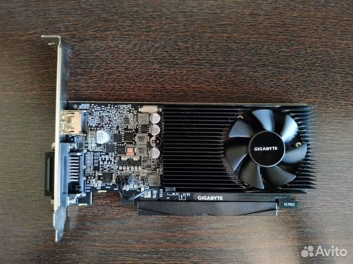 Видеокарта gigabyte GeForce GT 1030 Low Profile 2G