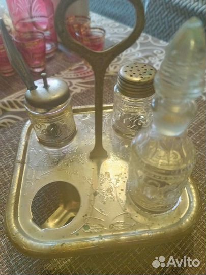 Набор для специй СССР зiш,посеребрение