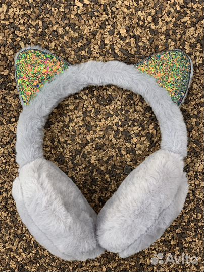 Теплый ободок для девочек